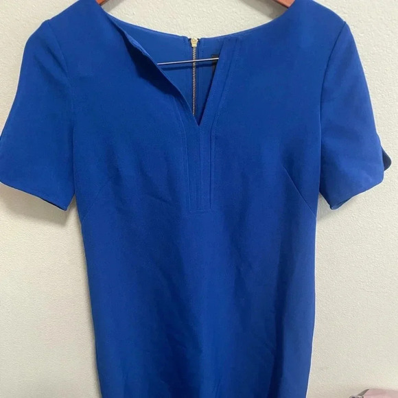 Adrianna Papell royal blue women’s midi dress size 4 - Picture 3 of 6